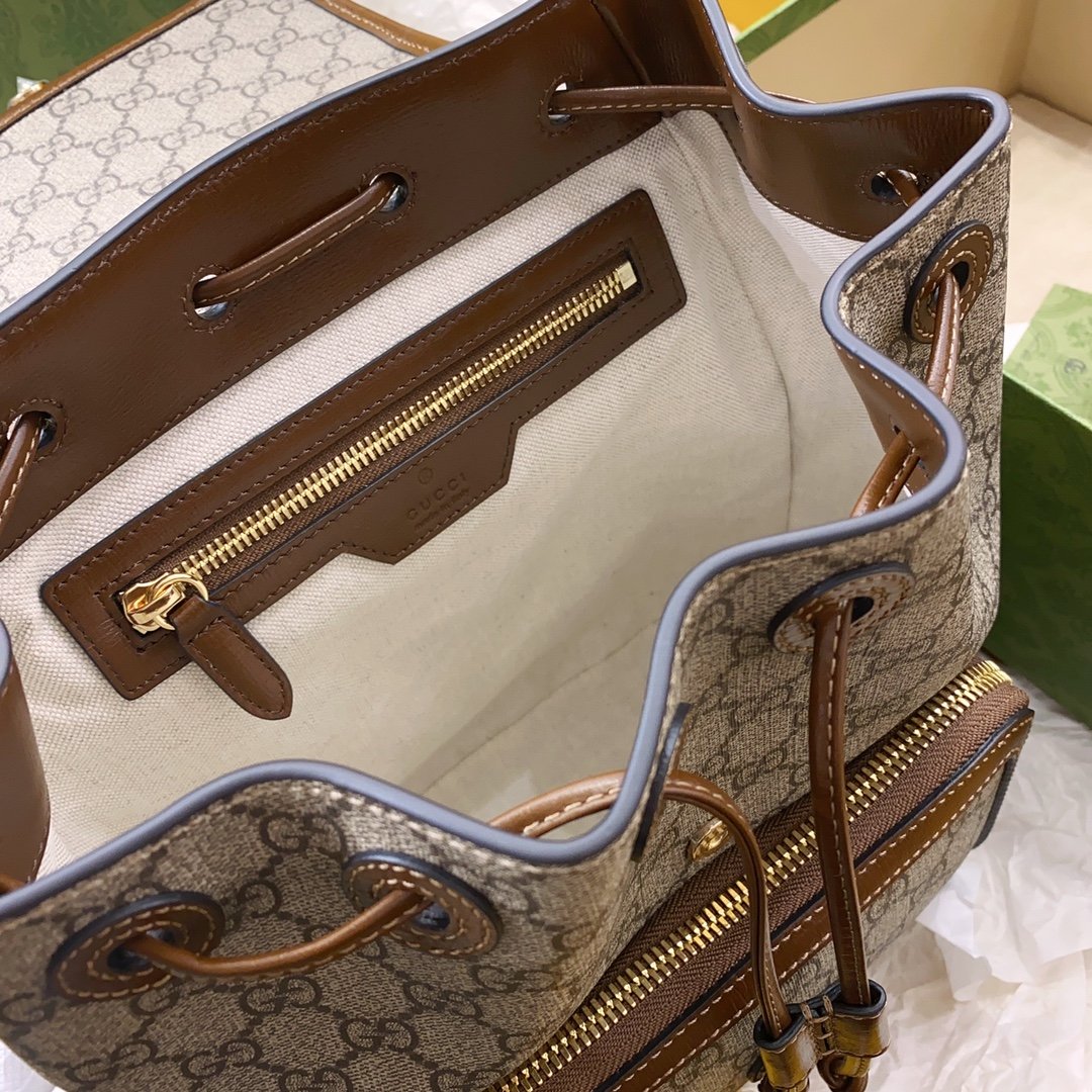 Gucci Backpack With Interlocking G Brown For Women. Women-s Bags 11.8in/30cm Gucci ‎ - Soul Replicas