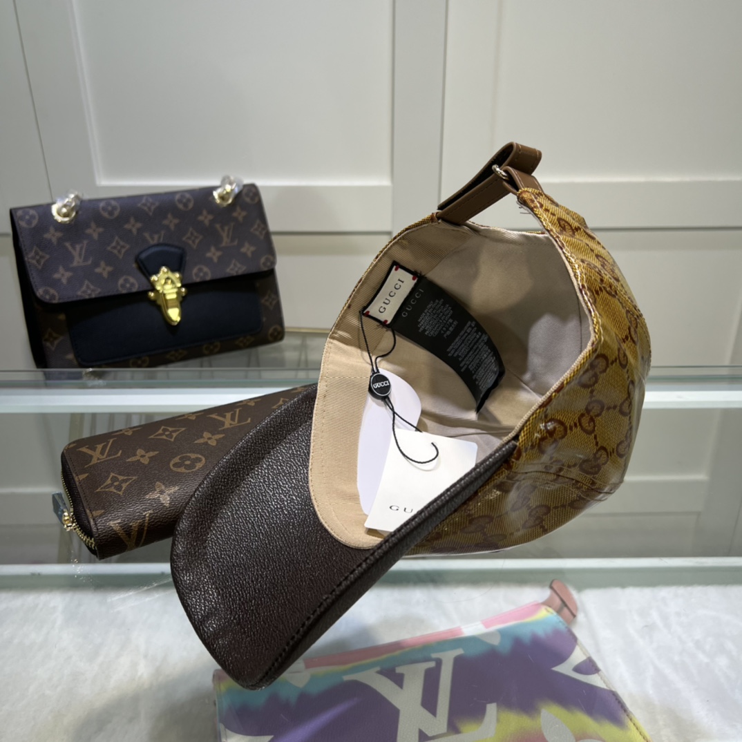 Gucci x Adidas Baseball Hat Brown Gucci Hat ‎696475 4HAP2 7164 - Soul Replicas