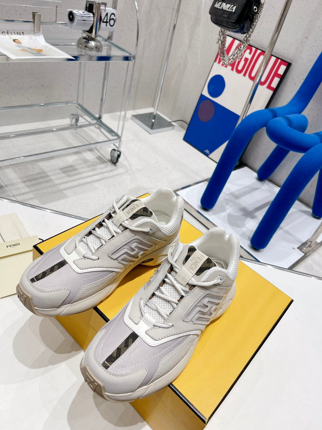 Fendi Nubuck Faster Violet For Women - Soul Replicas