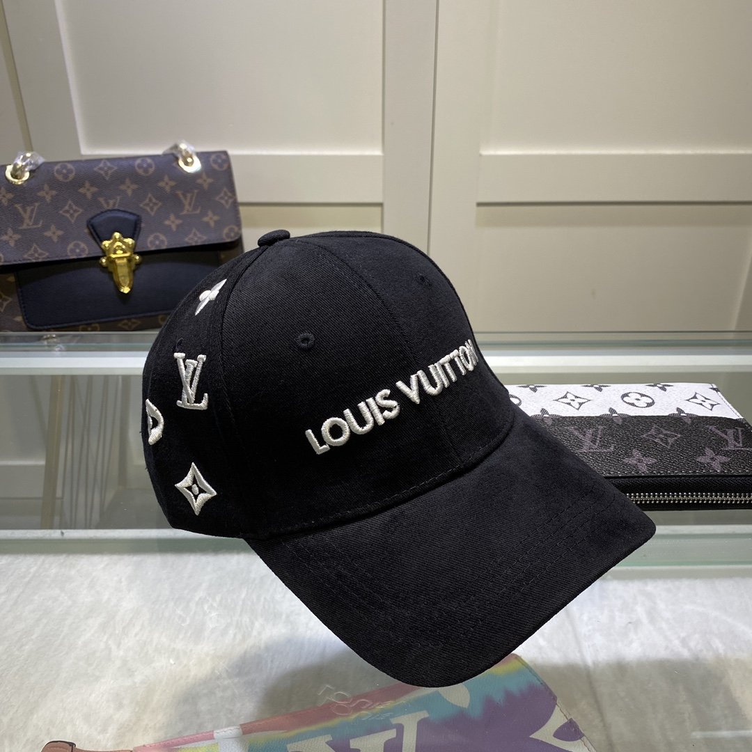 Louis Vuitton Be My Cap In Black - Soul Replicas