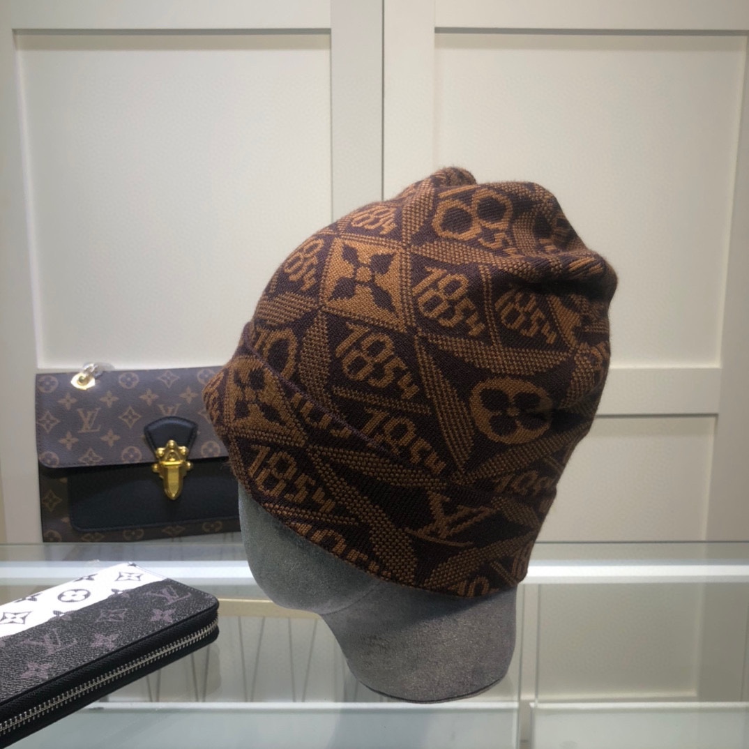 Louis Vuitton Beanie In Brown LV Headwear - Soul Replicas
