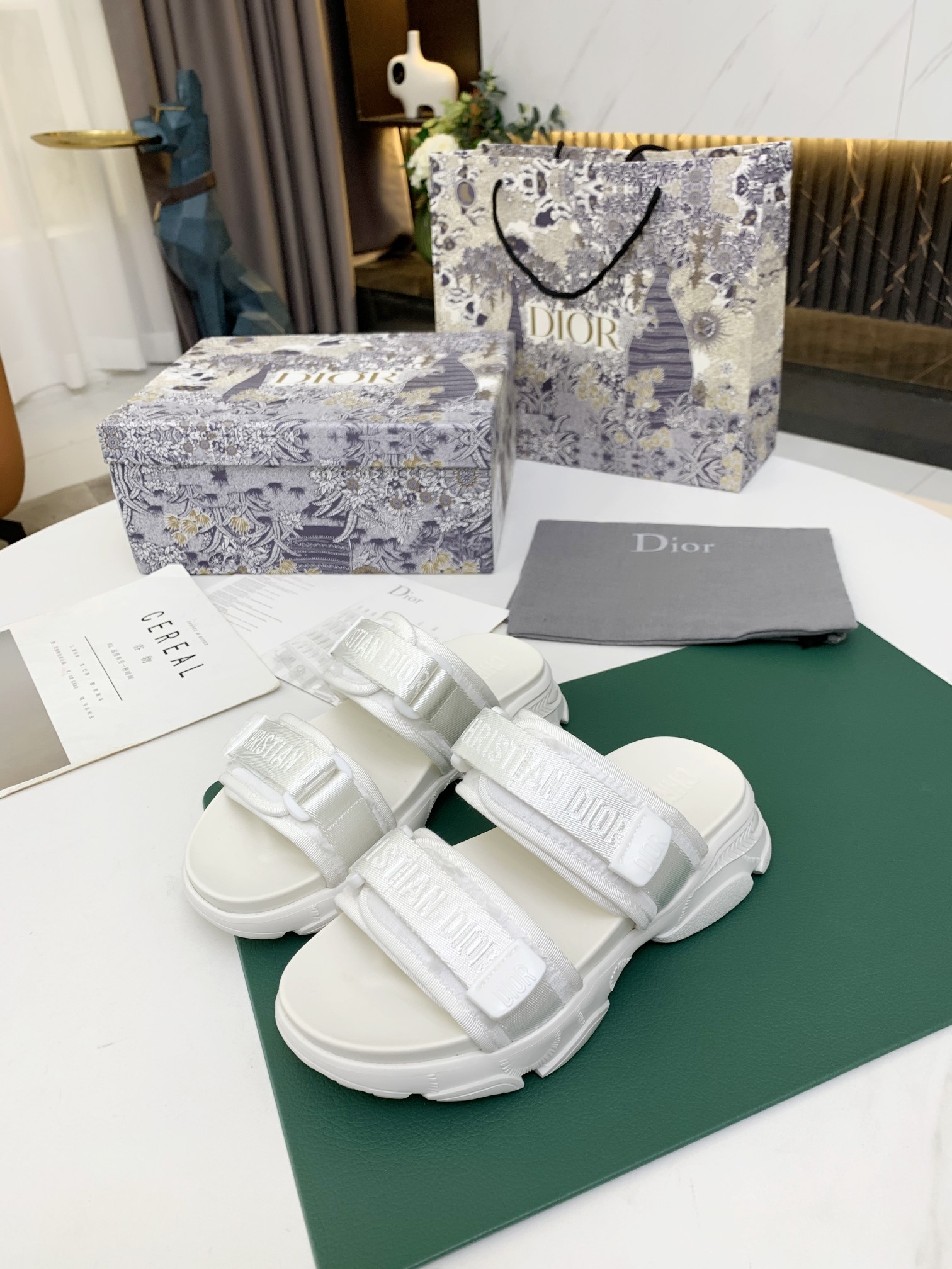 Christian Dior Women's D-Wander Slide Bright White For Women CD - Soul Replicas