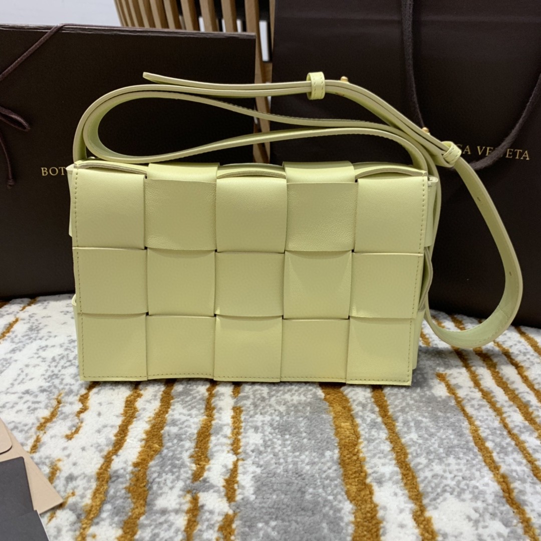 Bottega Veneta Cassette Bag For Women 9.1in/23cm In Light Yellow - Soul Replicas