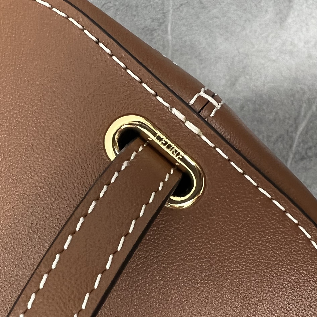 Celine Small Box Cuir Triomphe Brown For Women 4in/11cm 199263DU3.04LU - Soul Replicas