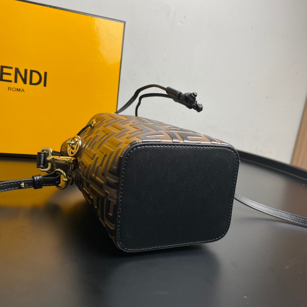 Fendi Mon Tresor Brown Mini Bag For Woman 18cm/7in 8BS010A659F13VK - Soul Replicas