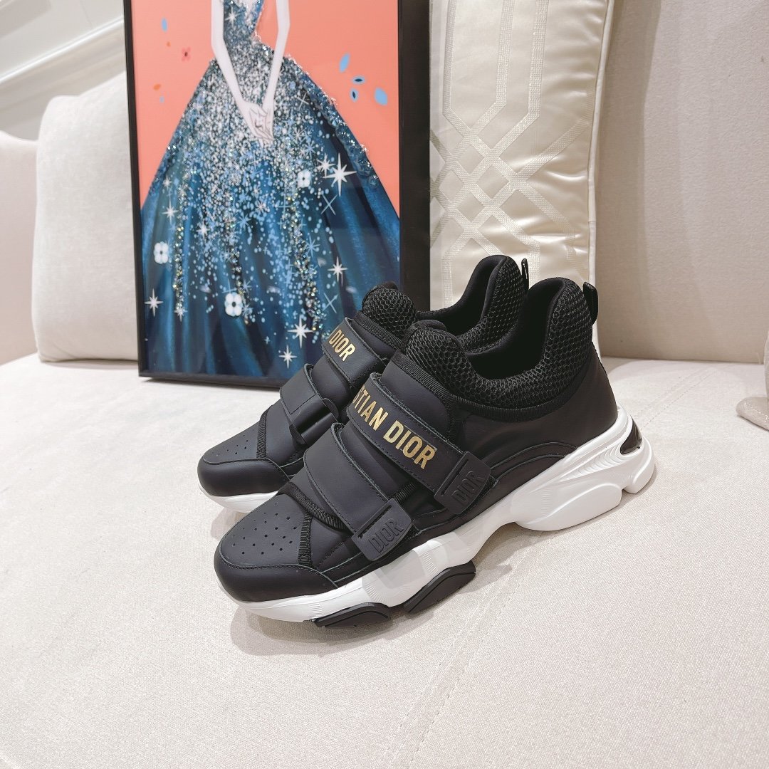 Christian Dior D-Wander Sneaker Technical Fabric Black For Women CD - Soul Replicas