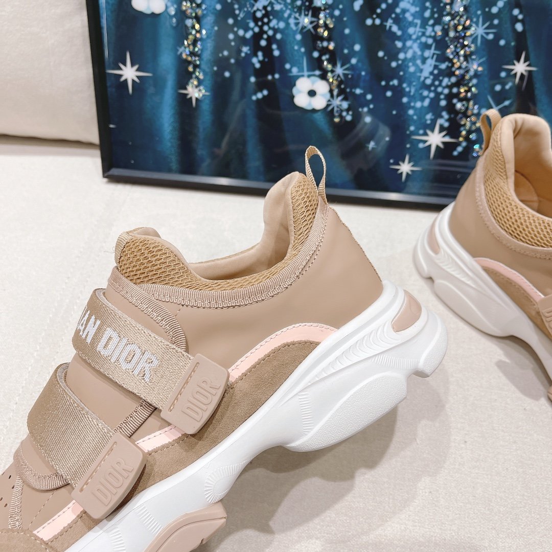 Christian Dior D-Wander Sneaker Technical Fabric Brown For Women CD - Soul Replicas