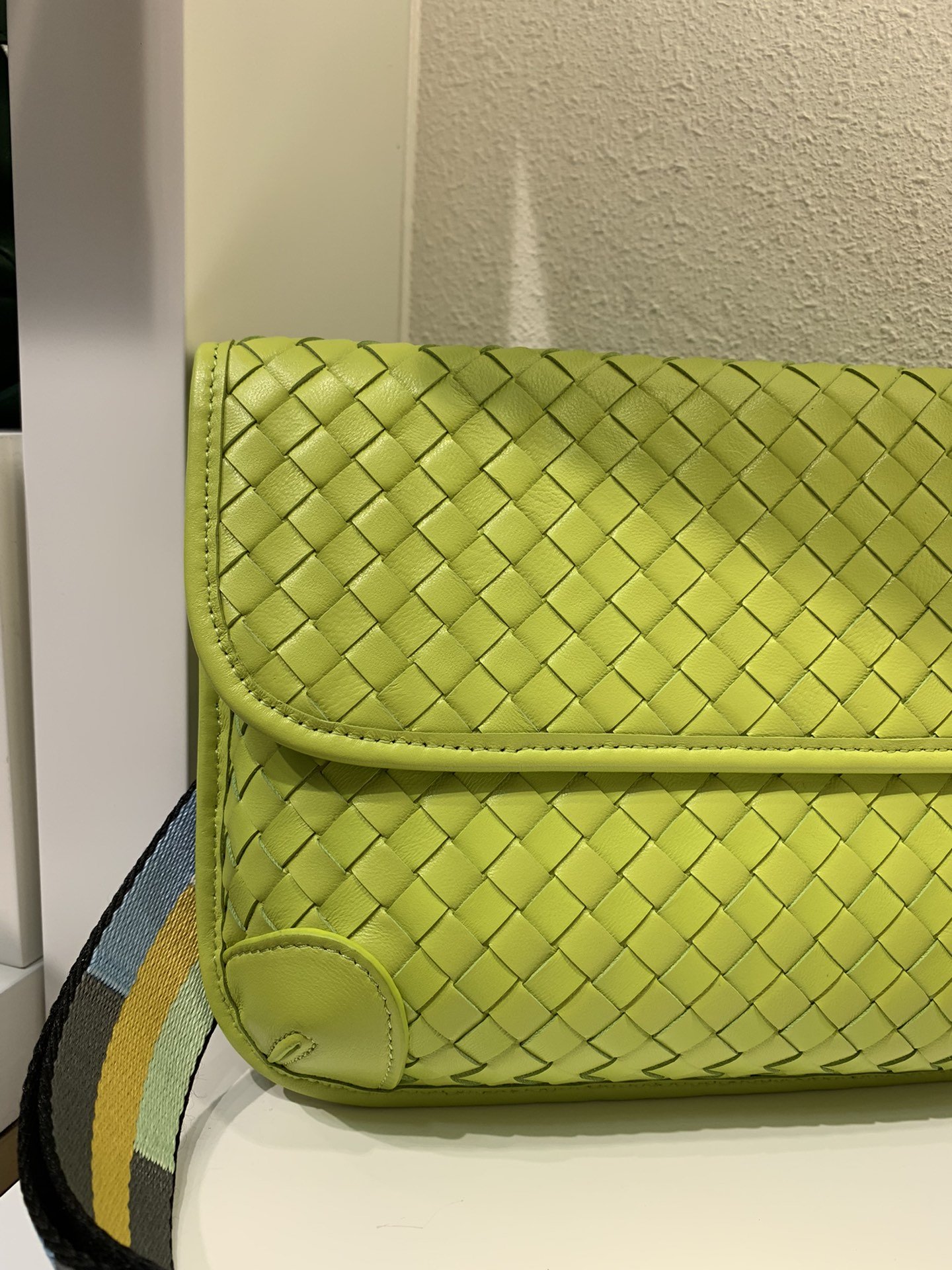 Bottega Veneta Functional Chest Bag Banana Greenleaf. For Women. Women-s Bags 10.2in/26cm - Soul Replicas