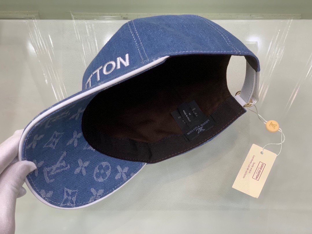 Louis Vuitton LV Get Ready Cap Monogram Blue LV Cap - Soul Replicas