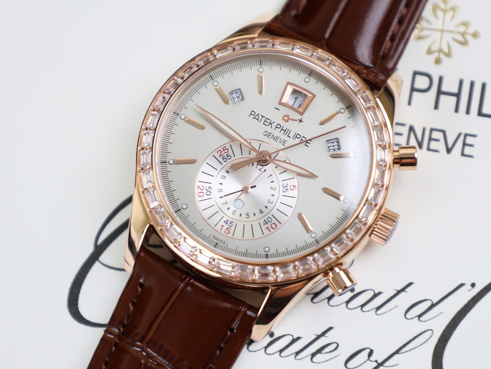 Patek Philippe Replica Watch Complications 5961R Rose Gold TW Factory 40.5mm - Soul Replicas