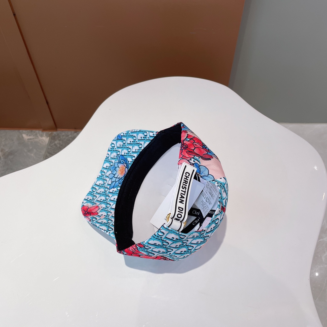 Christian Dior Baseball Cap White/Light Blue Cap - Soul Replicas