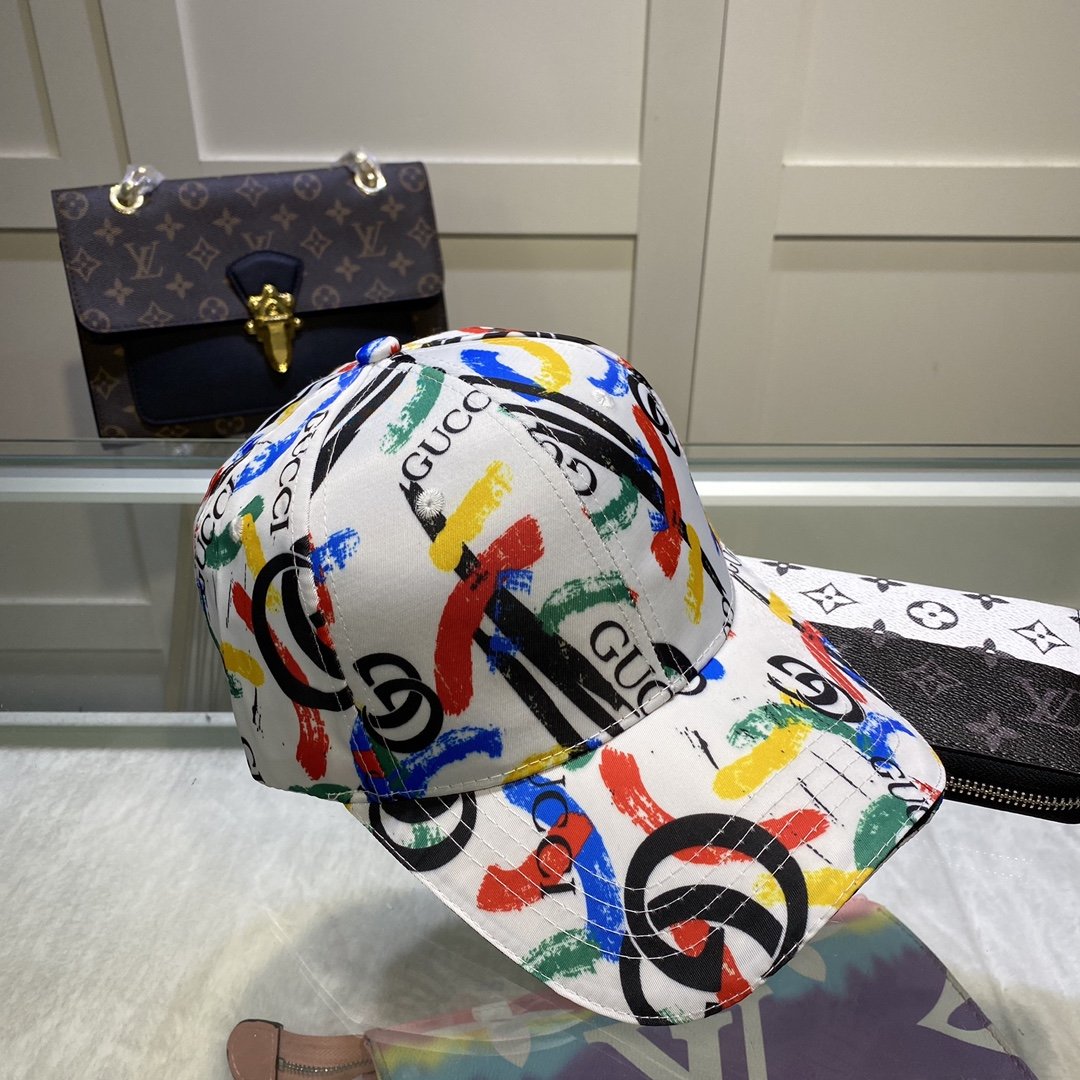Gucci Canvas Baseball Cap Multiple Color - Soul Replicas