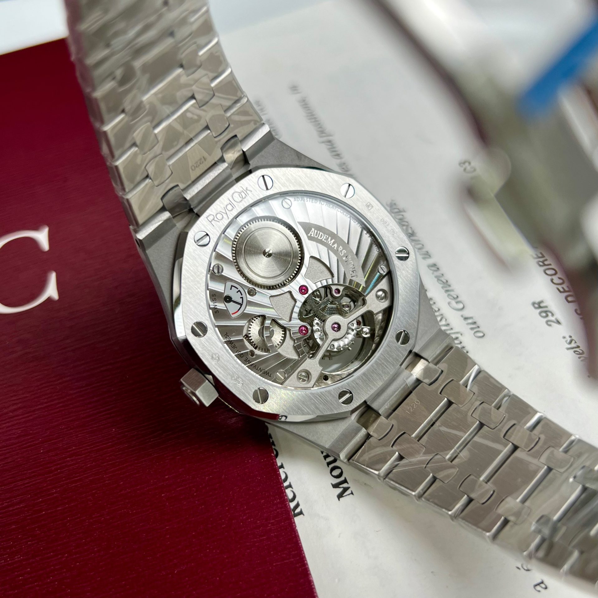 Audemars Piguet Best Replica Watch Royal Oak Tourbillon 26522TI Gray Dial 41mm - Soul Replicas