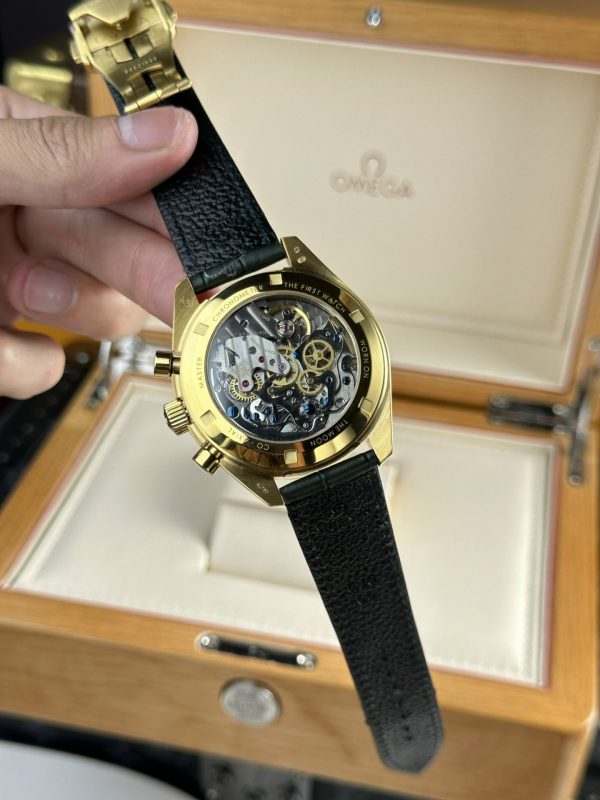 Omega Speedmaster Moonwatch Replica Watches Green Dial RM Factory 44mm - Soul Replicas