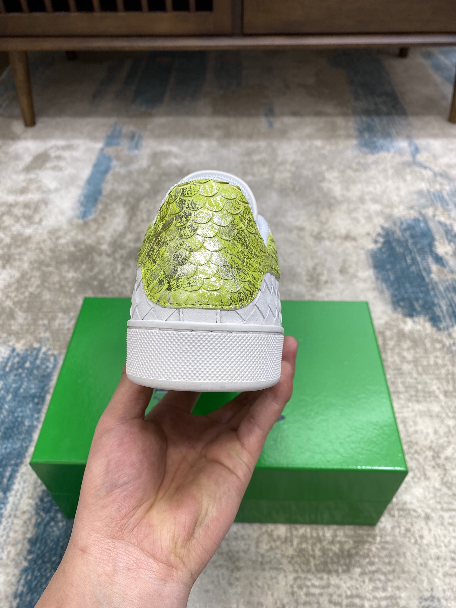 Bottega Veneta Men's With Fin Sneakers White Yellow For Men - Soul Replicas