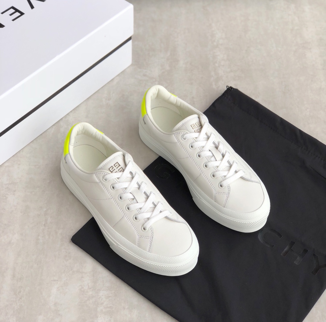 Givenchy City Sport Two-Tone Sneakers Neon And White For Men GVC - Soul Replicas