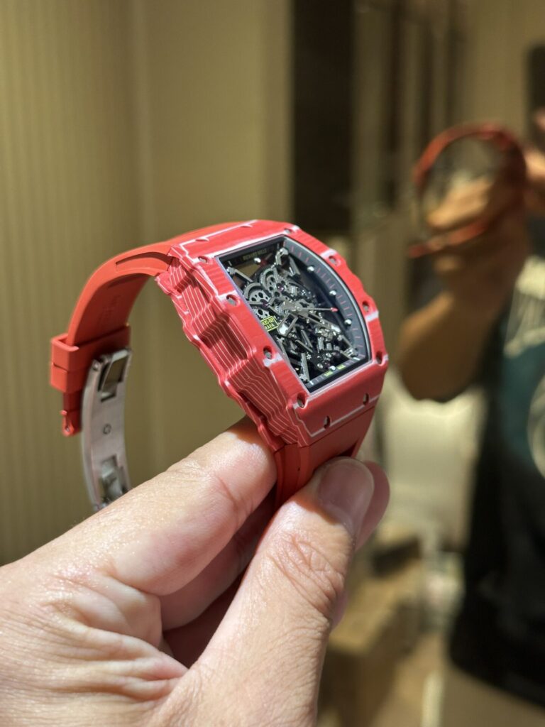 Richard Mille RM35-02 Replica 11 Watch Carbon Fiber Red 45mm - Soul Replicas