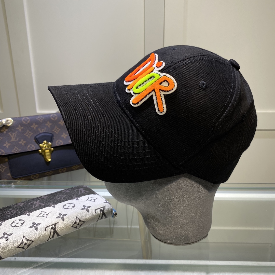 Christian Dior Jack Dior Baseball Cap In Black - Soul Replicas