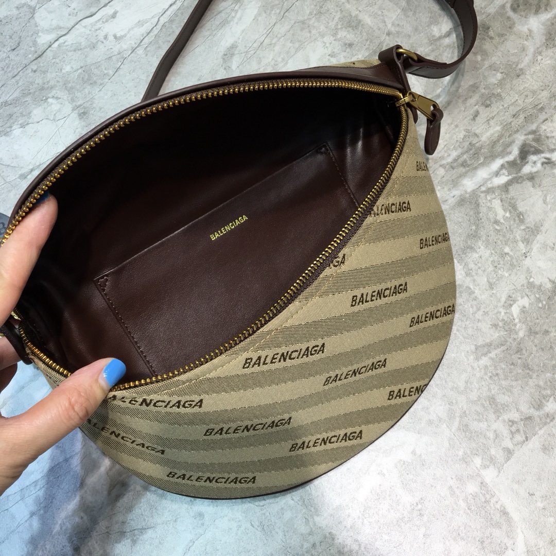 Balenciaga Souvenir XS Belt Bag In Brown. For Women. Women-s Bags 9.5in/24cm - Soul Replicas