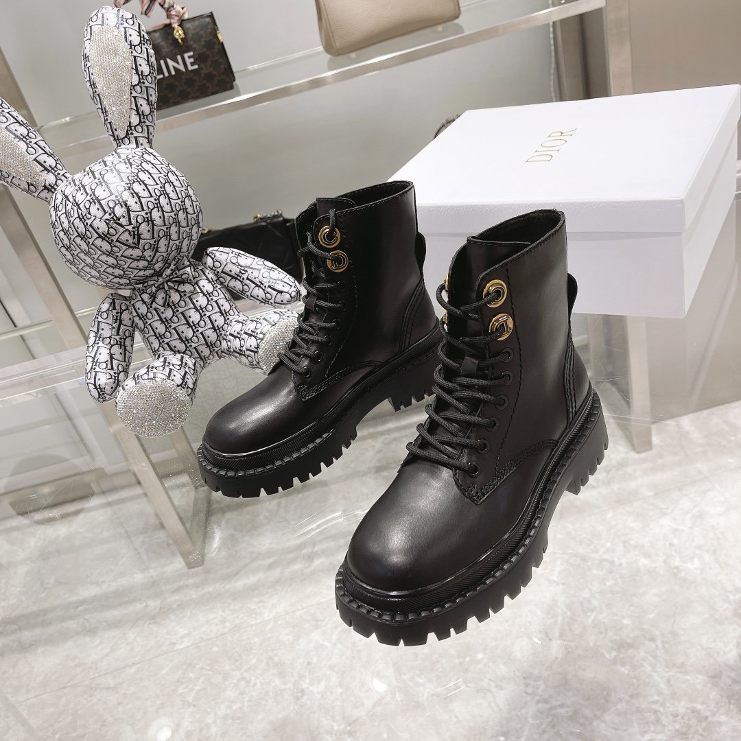 Christian Dior Expoler Boots Black For Women CD - Soul Replicas