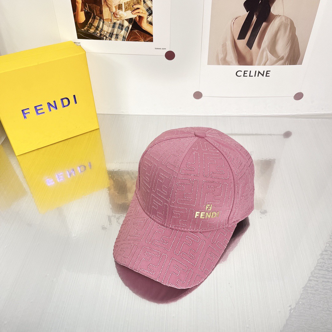 Fendi Baseball Cap Pink Fendi Cap - Soul Replicas