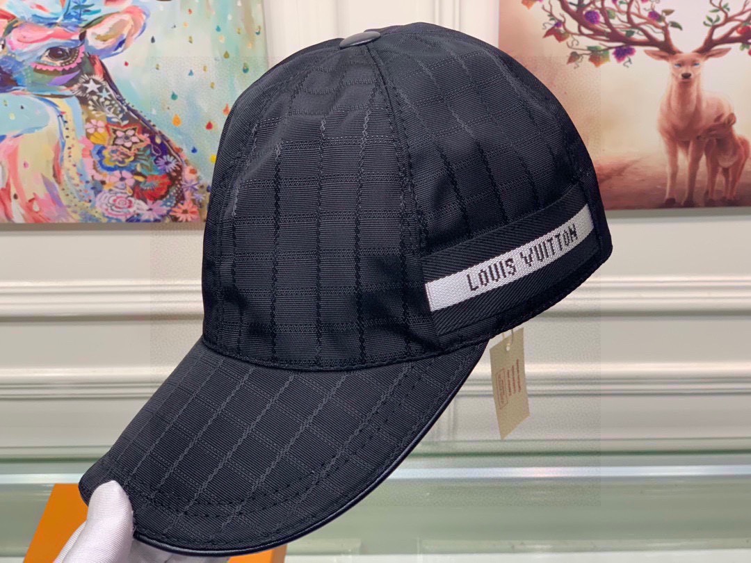 Louis Vuitton Be My Cap Black LV Cap - Soul Replicas