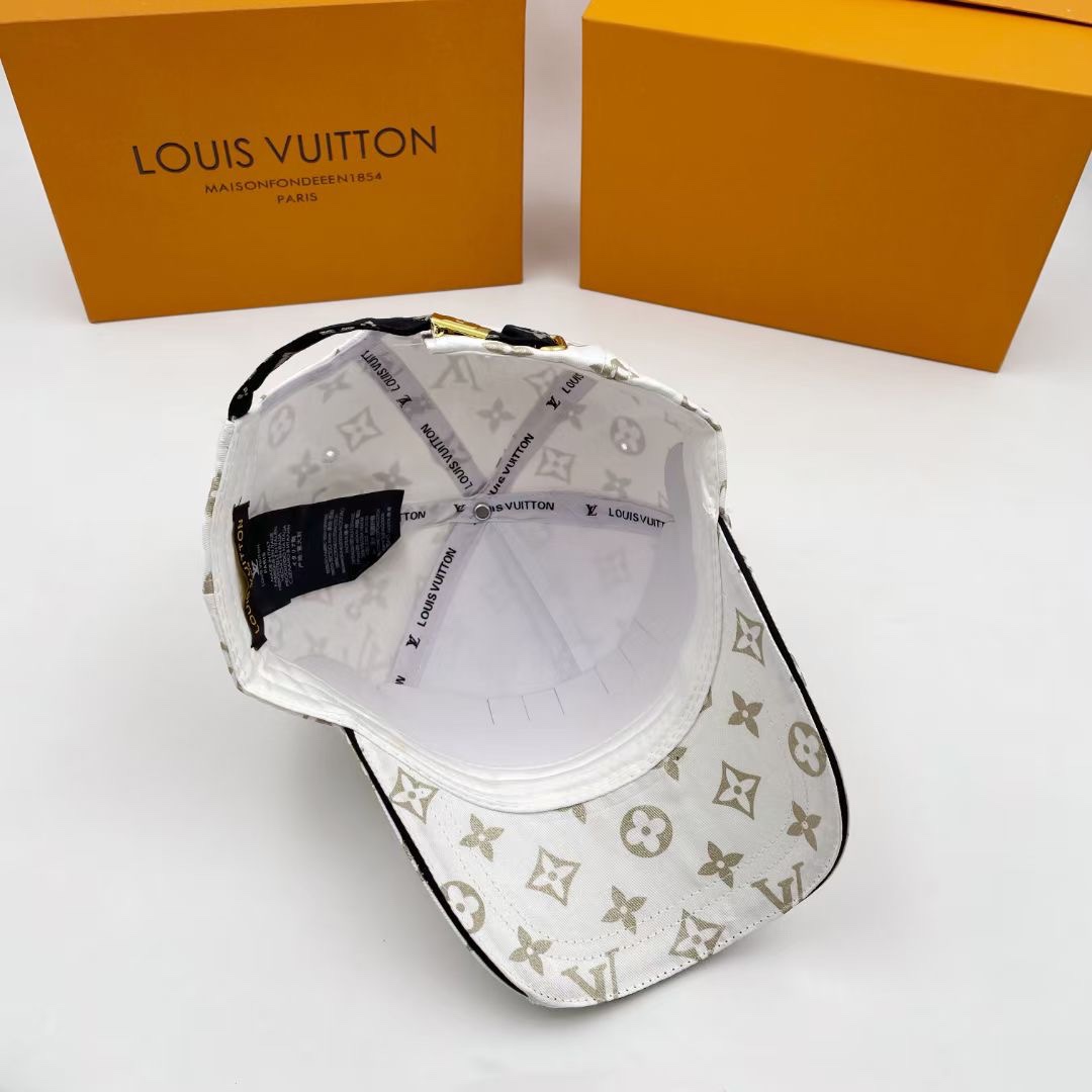 Louis Vuitton Match Cap White LV Cap - Soul Replicas