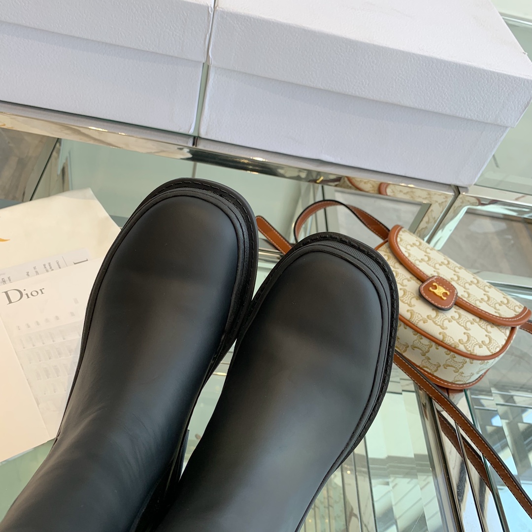 Christian Diorcamp Ankle Boot Black Rubber and Neoprene Black For Women CD - Soul Replicas