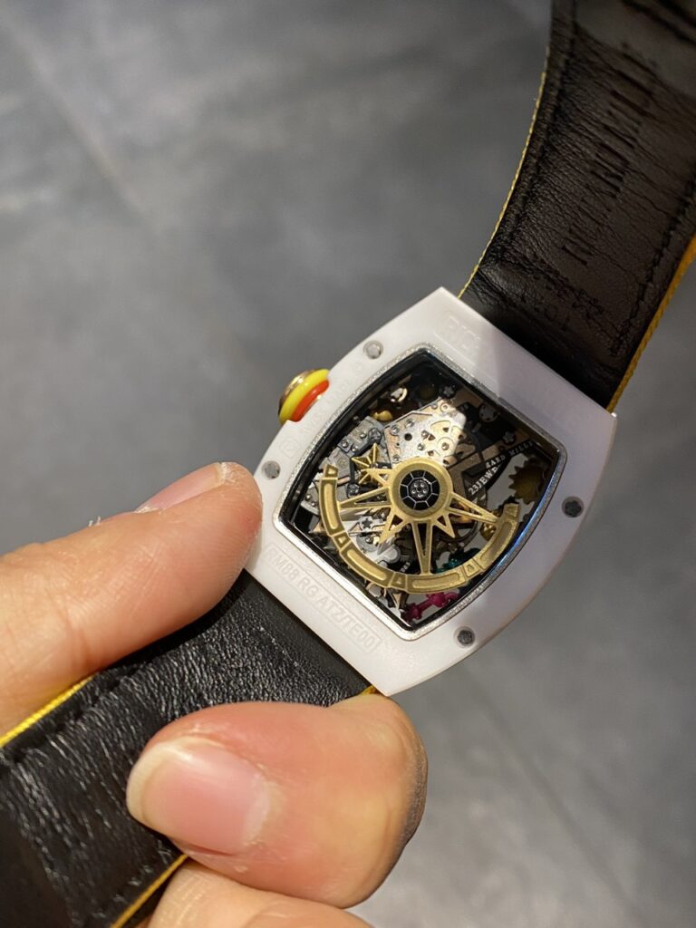 Richard Mille Fake Watch RM88 Smiley White Ceramic 42mm - Soul Replicas