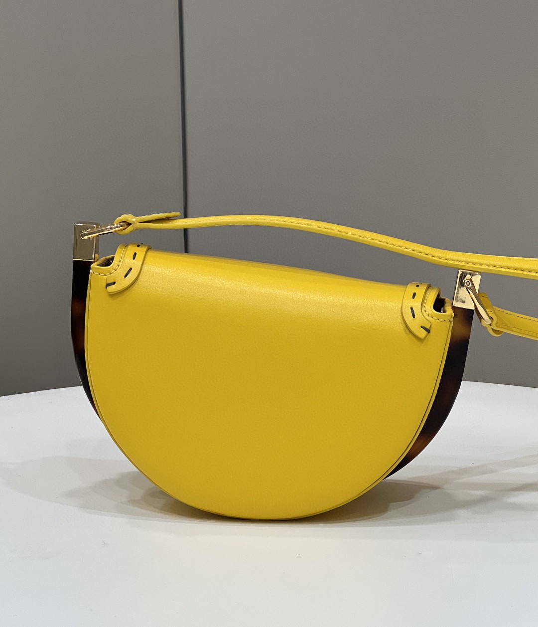 Fendi Moonlight Saddle Yellow Bag For Woman 19cm/7.5in - Soul Replicas