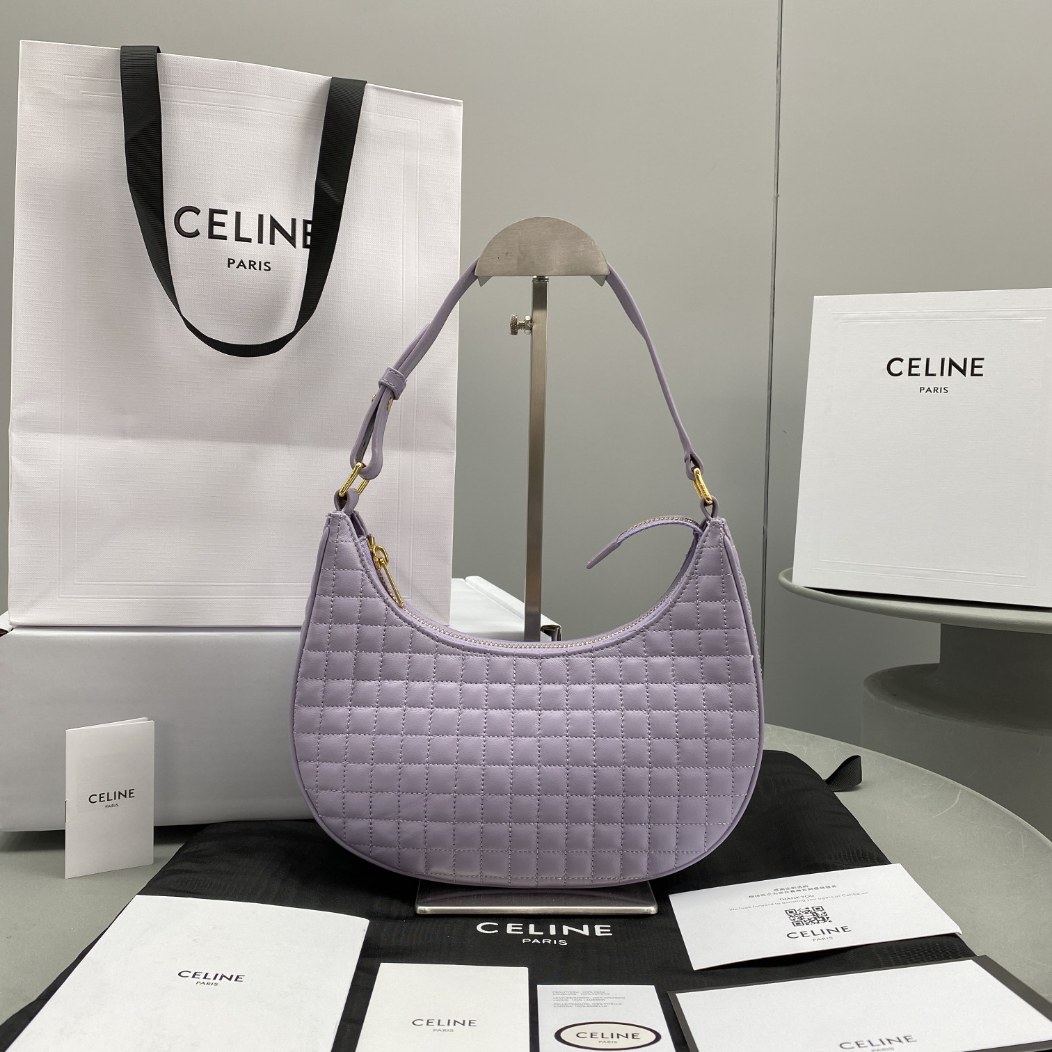 Celine Ava Bag Violet For Women 9in/23.5cm - Soul Replicas