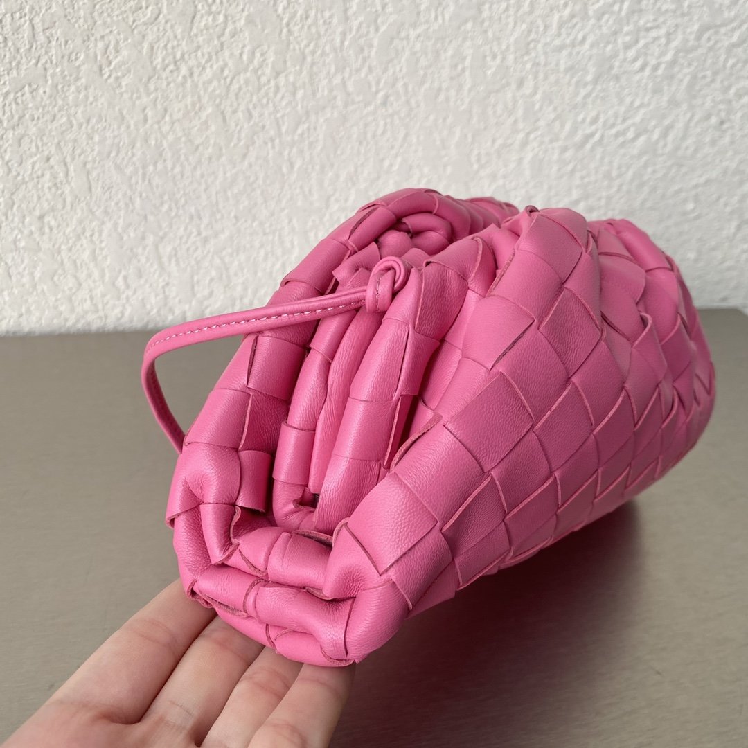 Bottega Veneta Mini Pouch Pink. For Women. Women-s Bags 8.6in/22cm - Soul Replicas