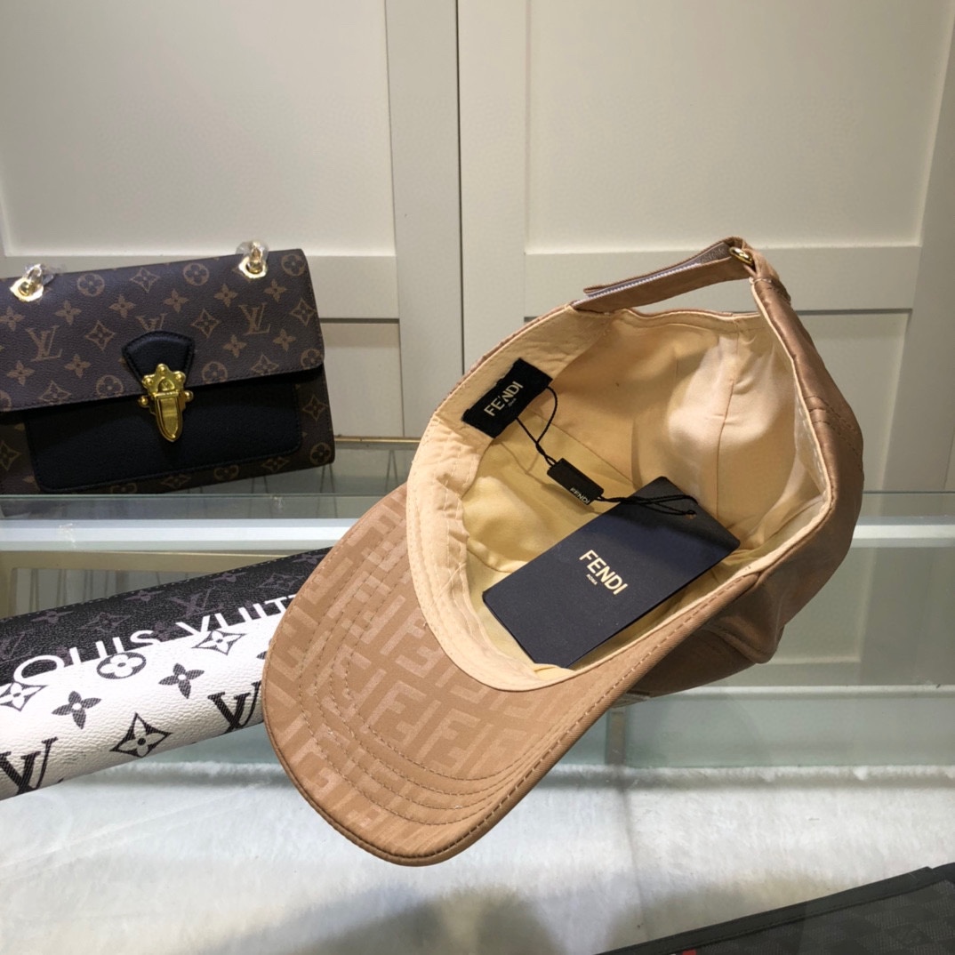 Fendi Baseball Cap Brown Fendi Cap - Soul Replicas