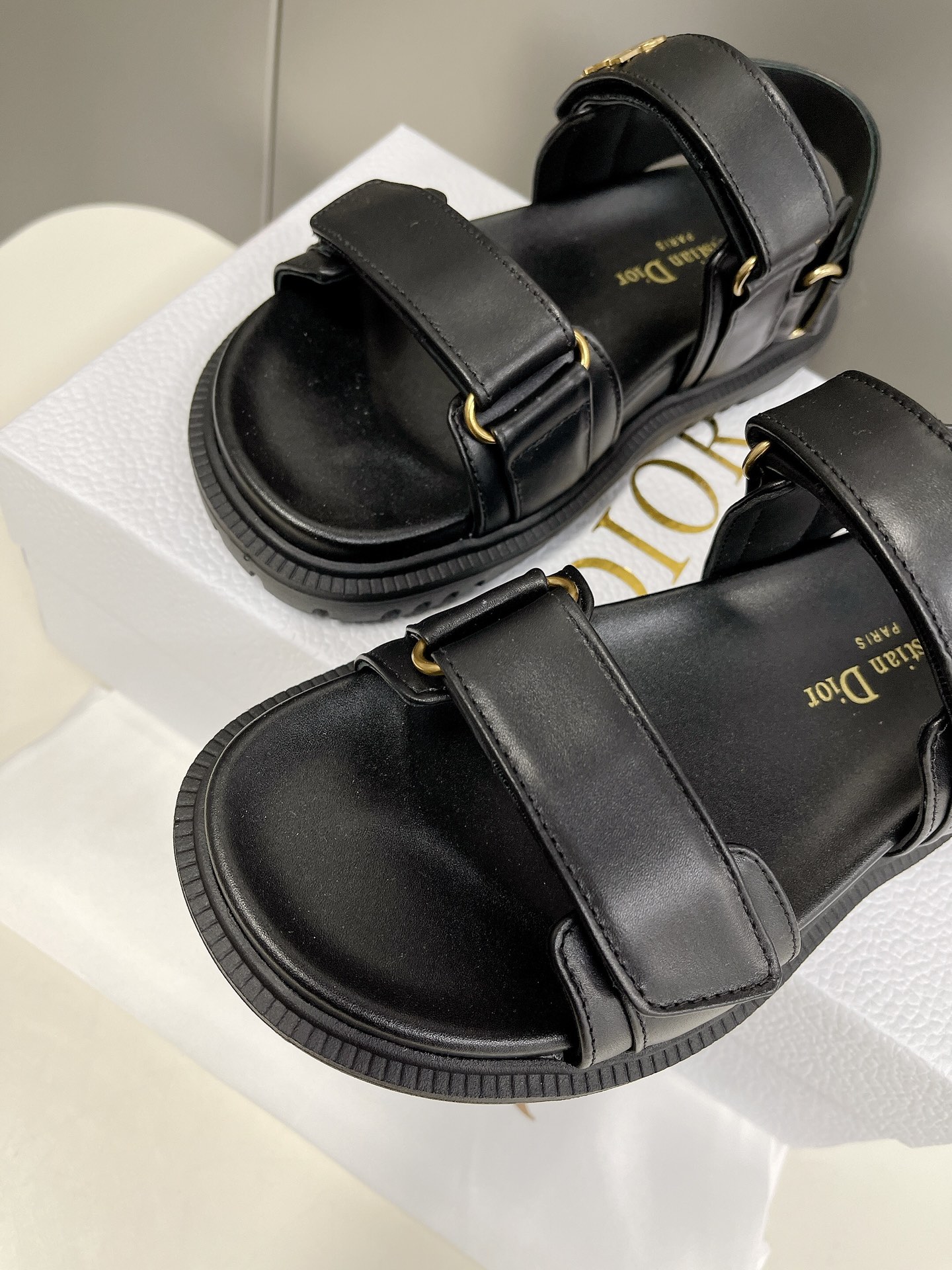 Christian Dior Women's DYORAct Sandal Black For Women CD KCQ547LAB_S900 - Soul Replicas