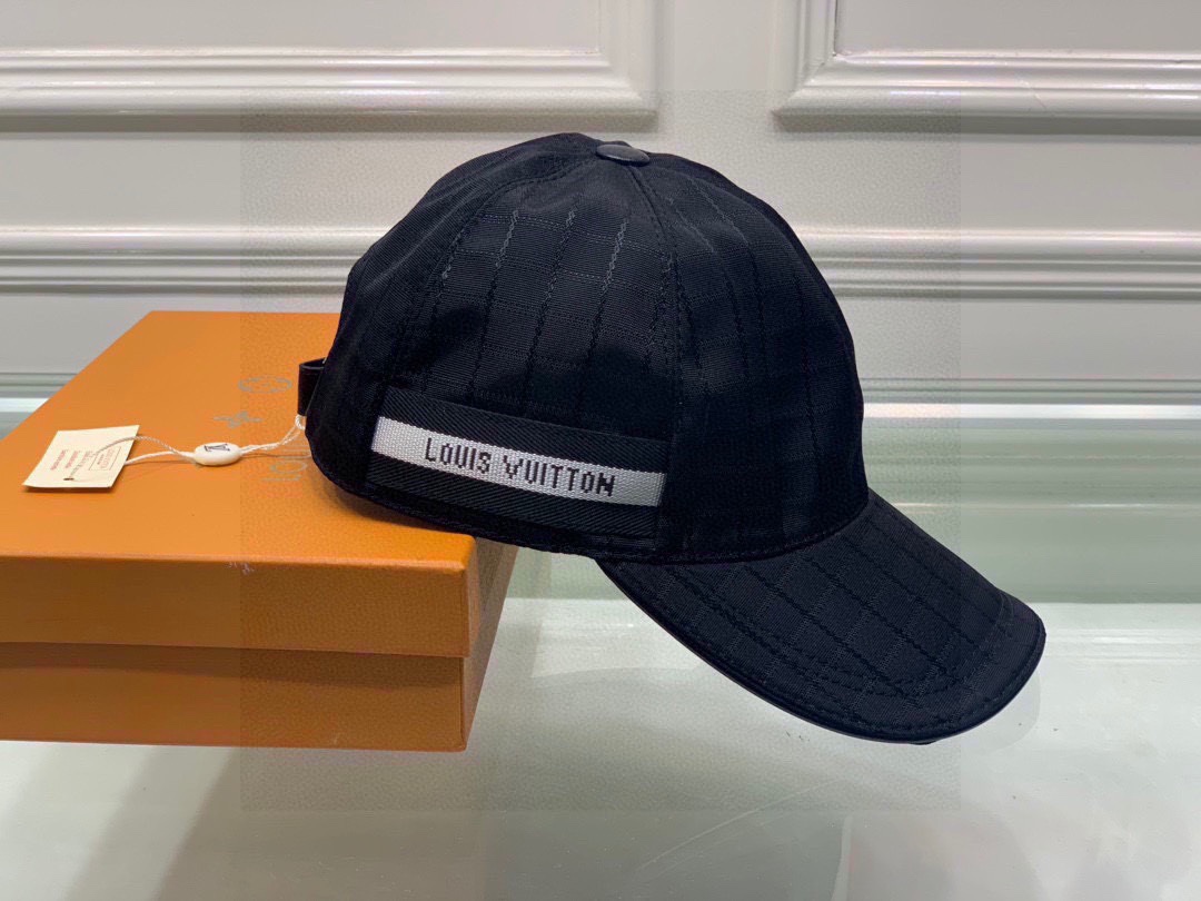 Louis Vuitton Be My Cap Black LV Cap - Soul Replicas