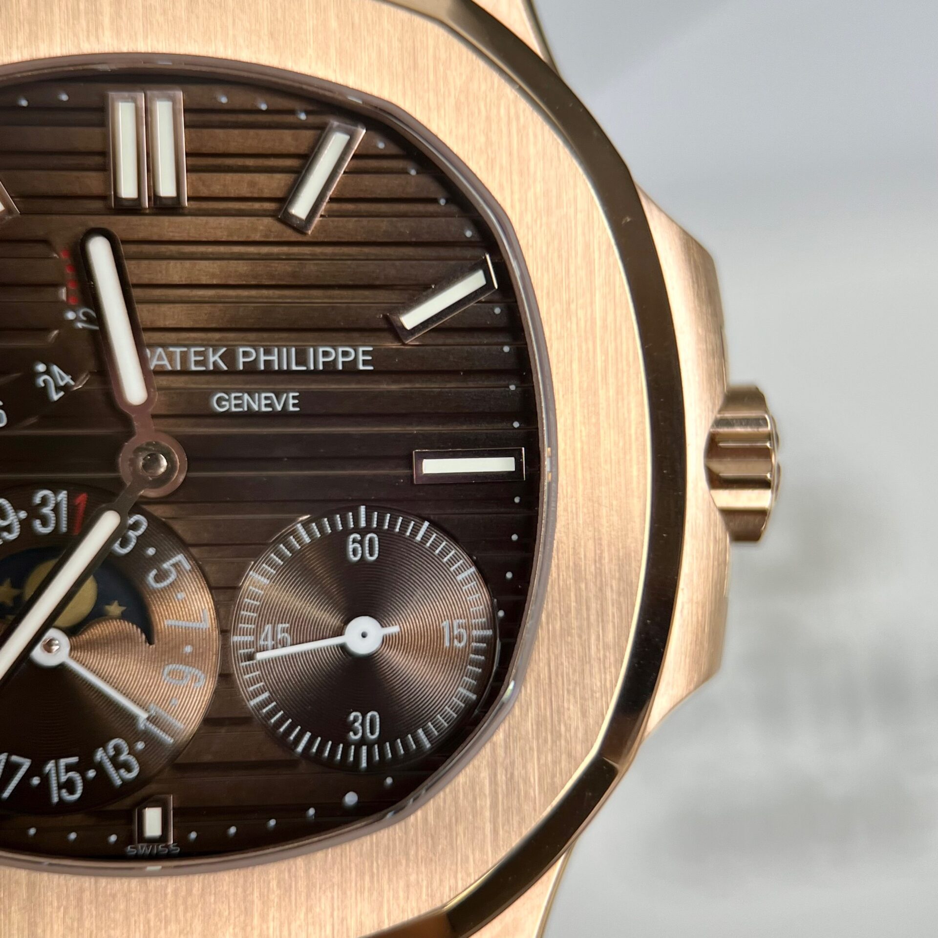 Patek Philippe Replica Watch Nautilus 5712R Chocolate Dial Gold Wrapped 40mm - Soul Replicas
