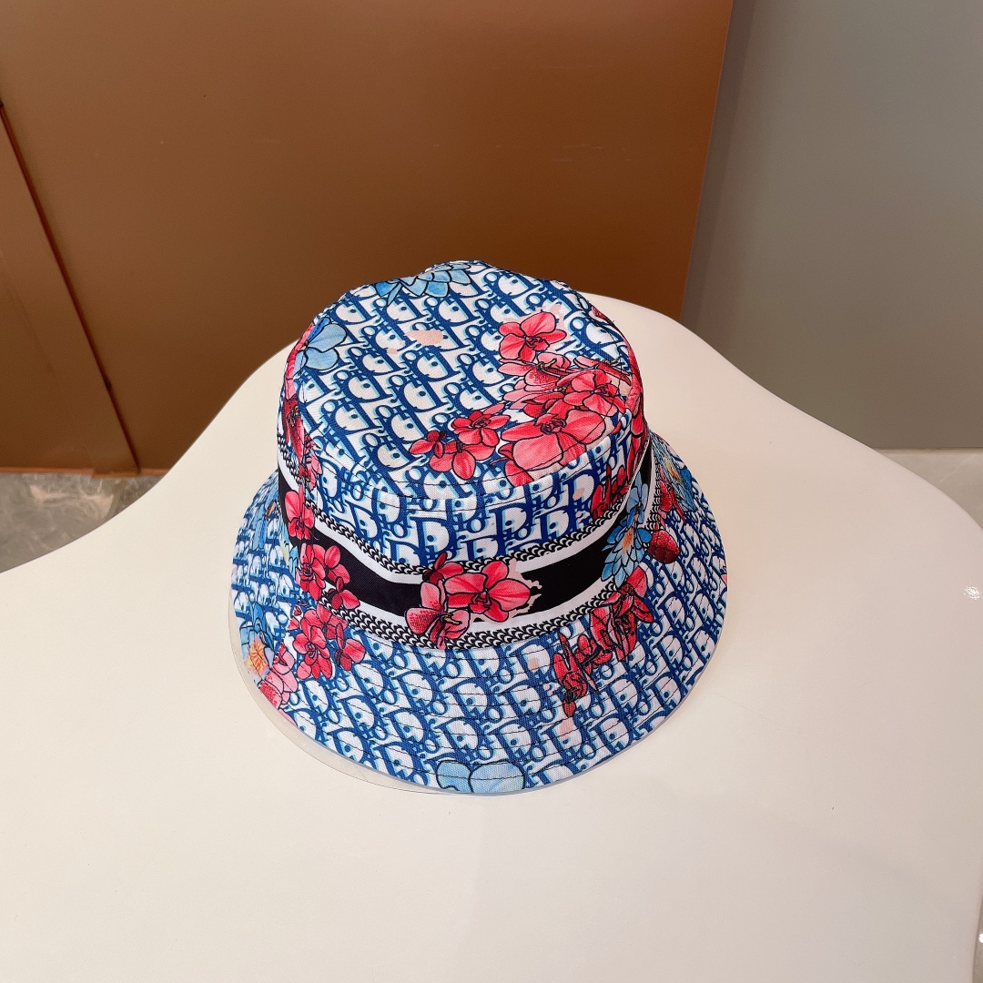 Christian Dior Bucket Hat Blue Hat - Soul Replicas