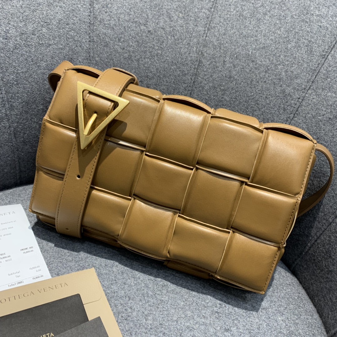 Bottega Veneta Padded Cassette Bag For Women 10.2in/26cm In Brown 591970VCQR17745 - Soul Replicas