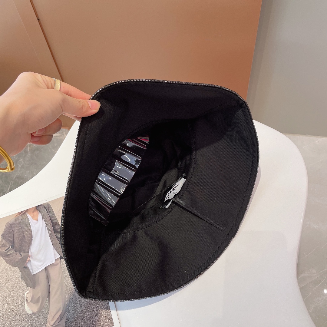 Chanel Cloche Hat Black Chanel Hat - Soul Replicas