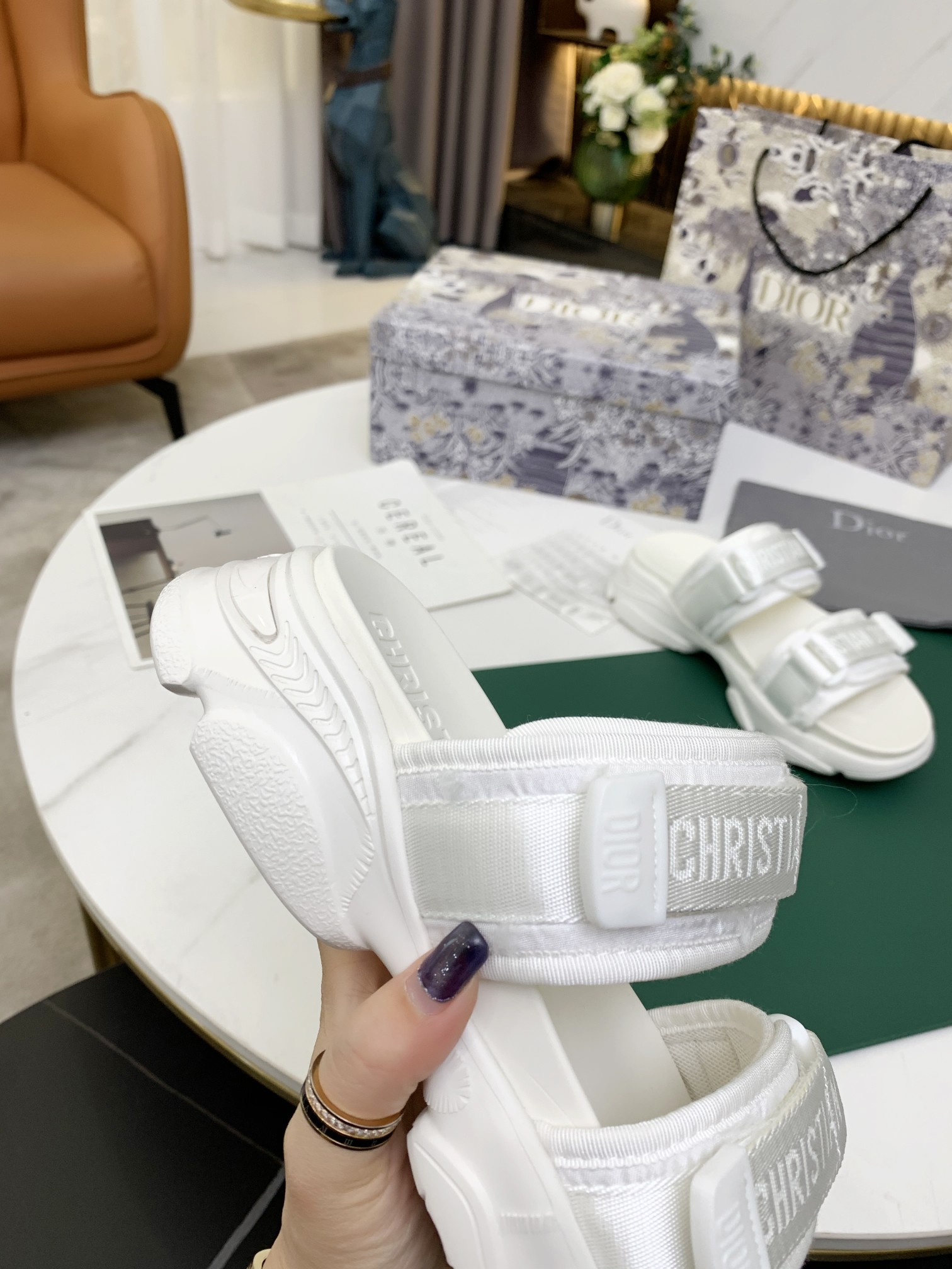 Christian Dior Women's D-Wander Slide Bright White For Women CD - Soul Replicas