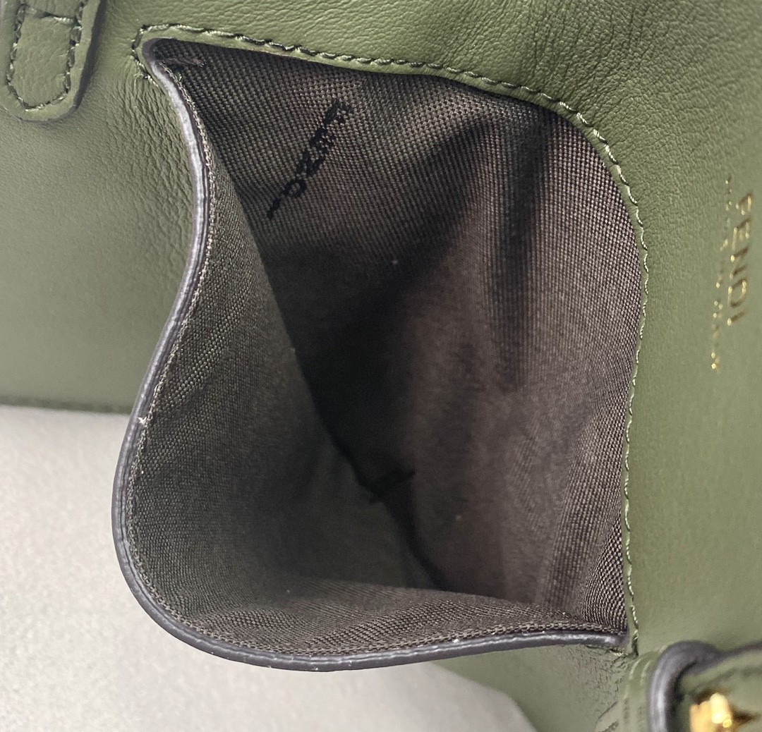 Fendi Bustine 2 Pockets Mini Olive Bag For Woman 16cm/6in - Soul Replicas