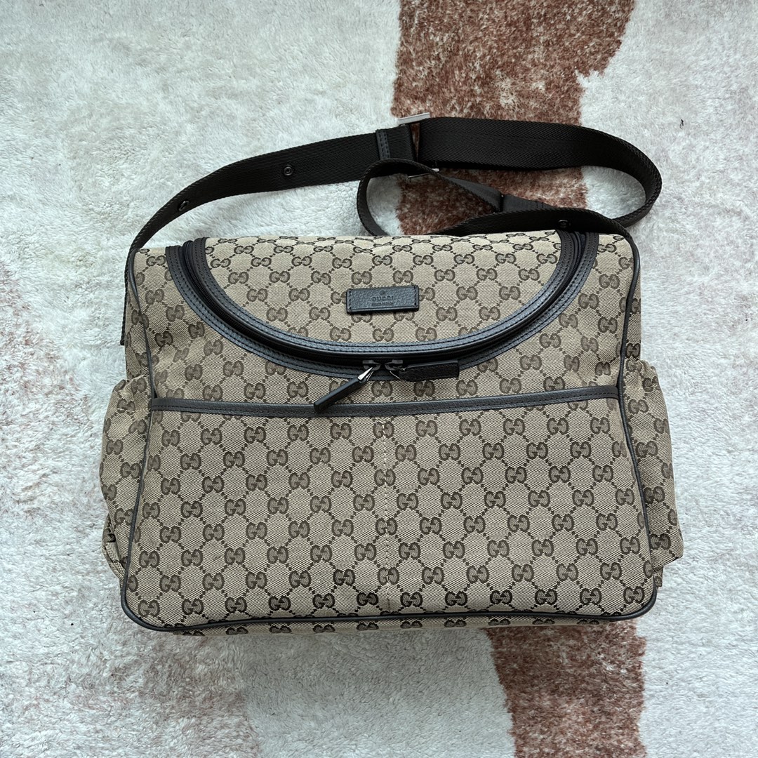 Original Gucci Baby Changing Bag Brown For Women. Women-s Bags 16.9in/43cm Gucci - Soul Replicas