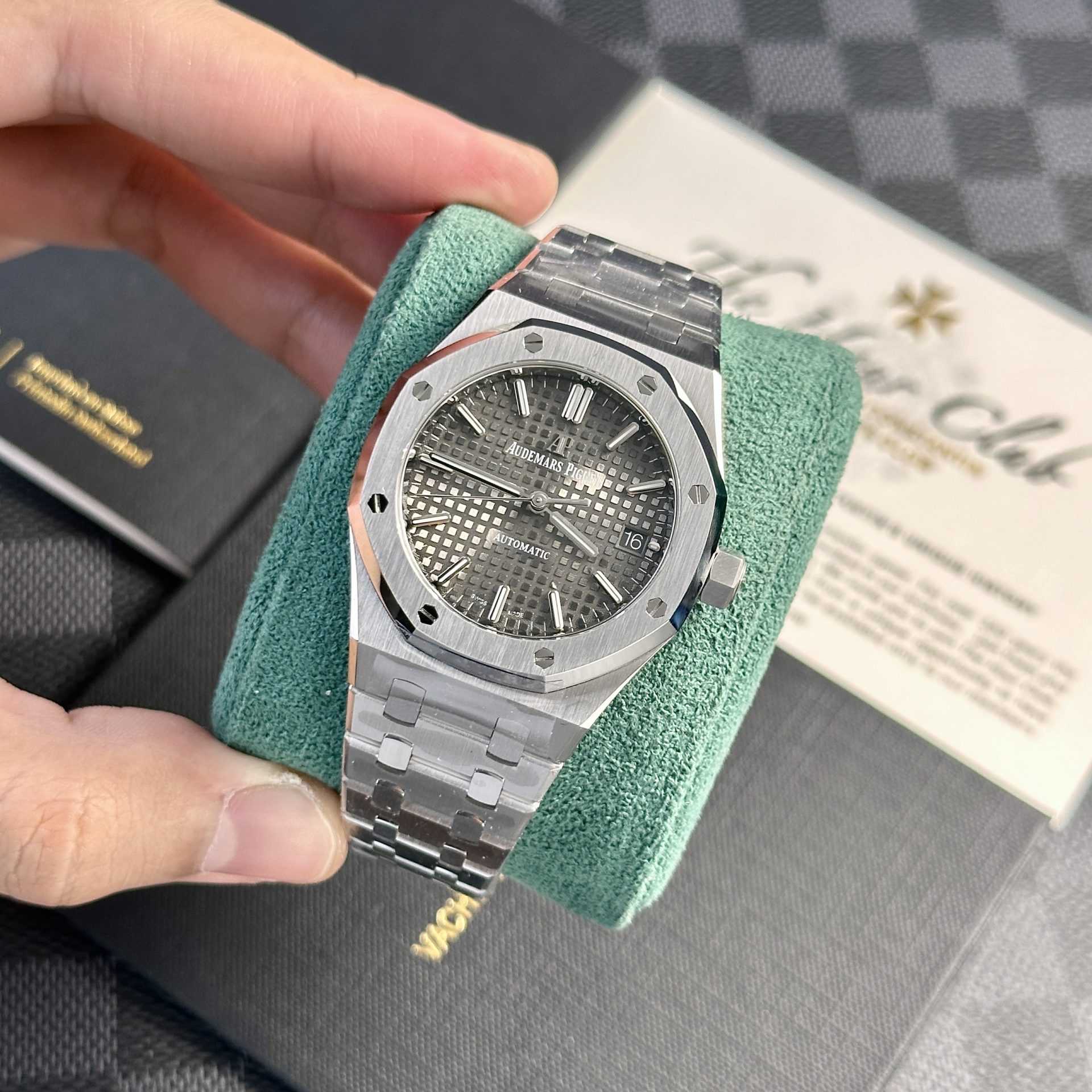 Audemars Piguet Replica Watch Royal Oak 15450ST Gray Dial APS Factory 37mm - Soul Replicas