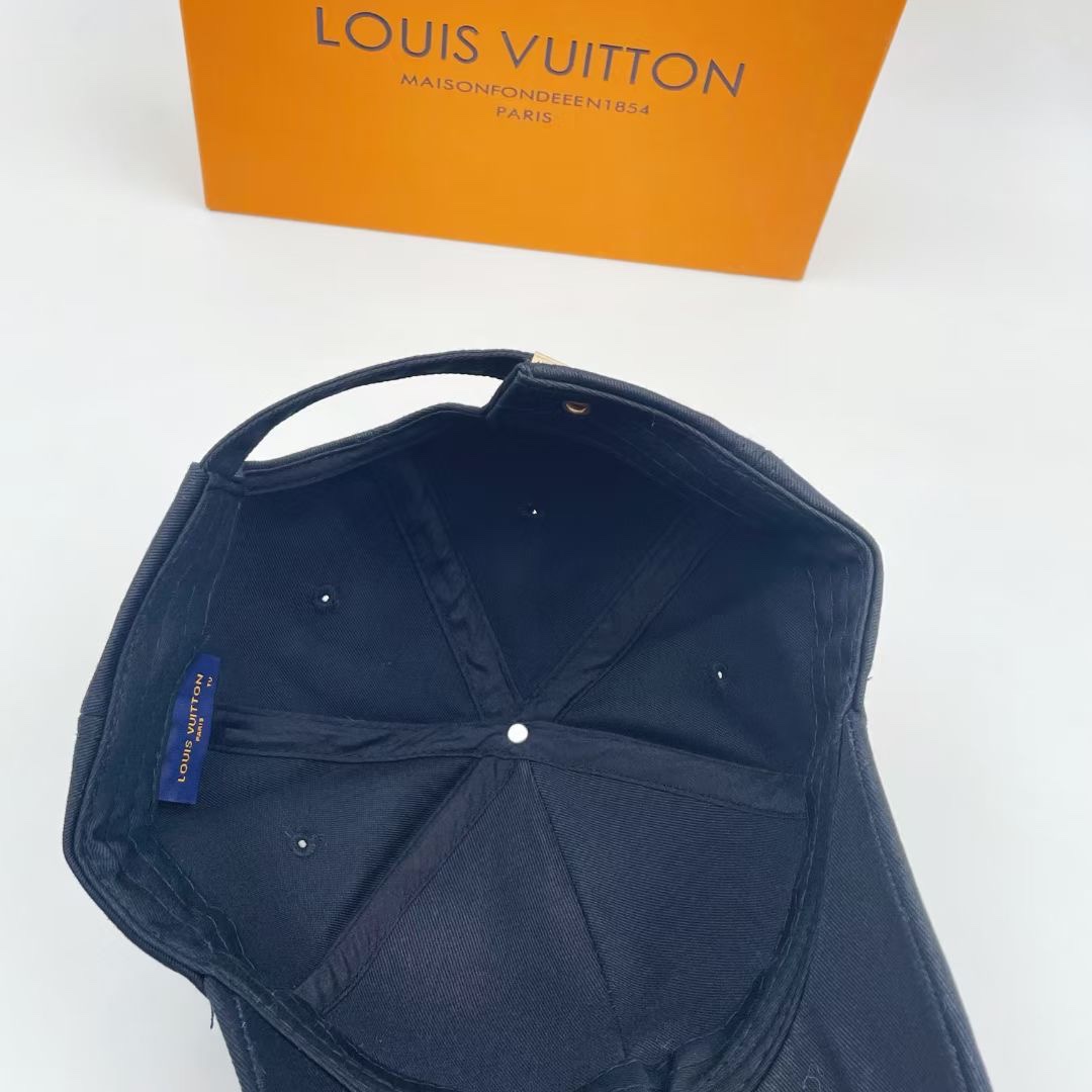 Louis Vuitton Match Cap Black LV Cap - Soul Replicas