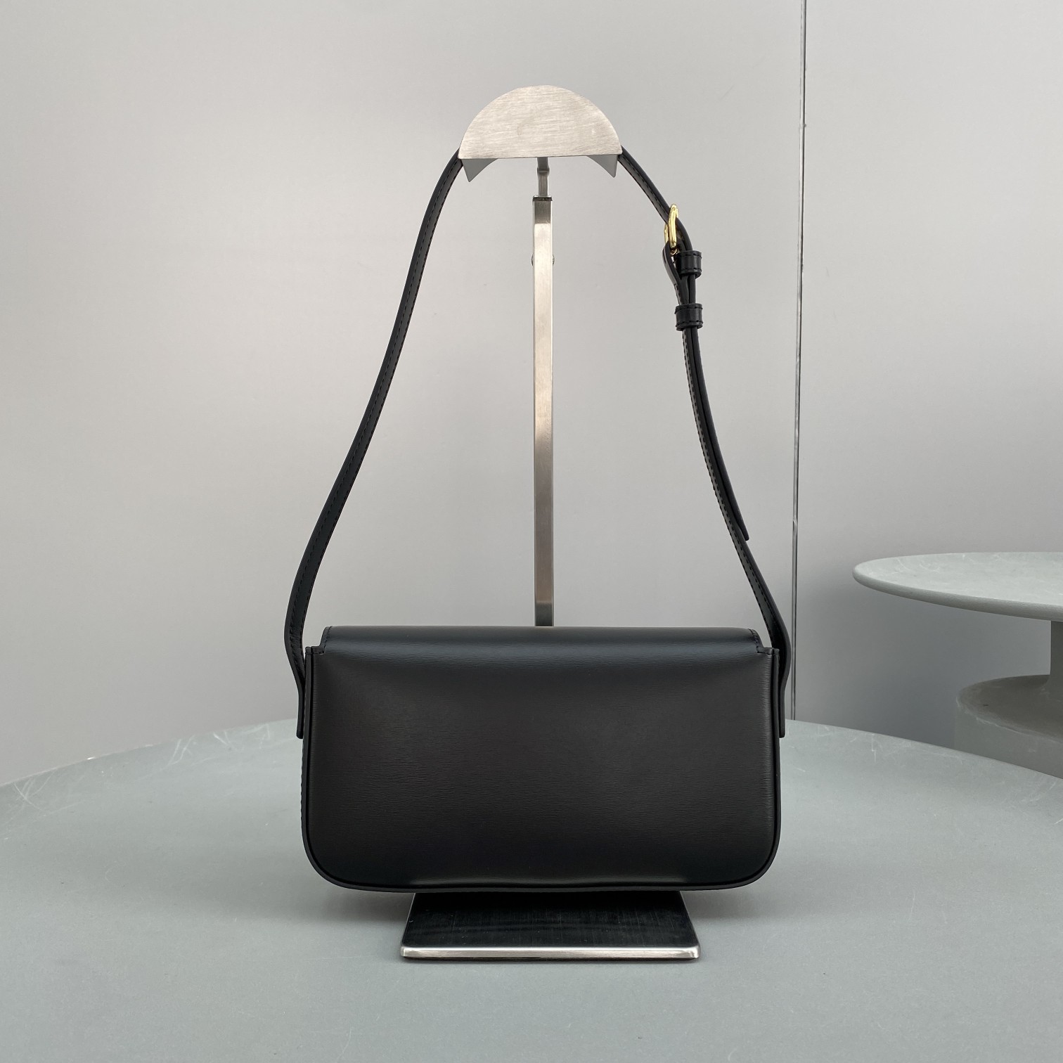 Celine Triomphe Shoulder Bag Black For Women 8in/20cm 194143BF4.38NO - Soul Replicas