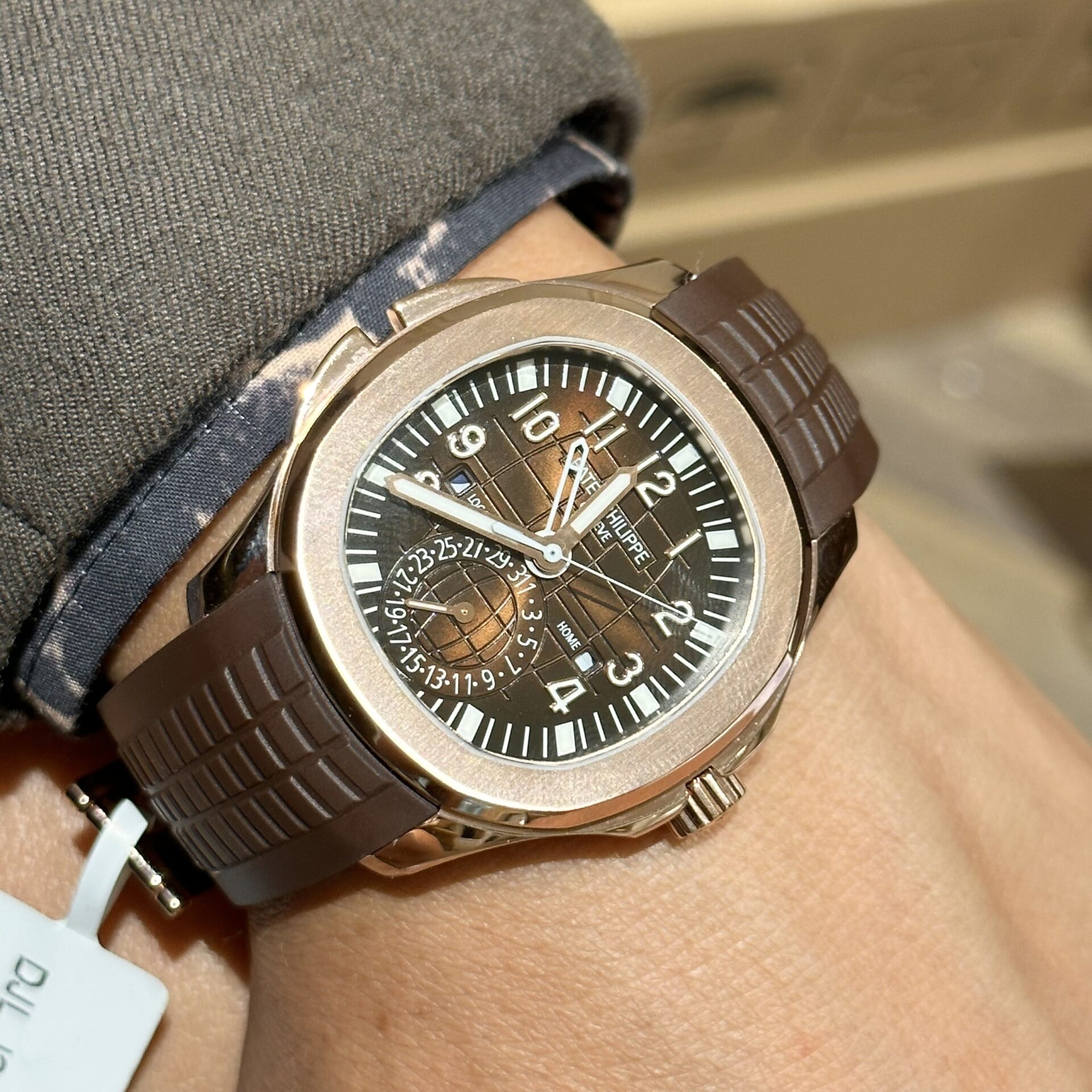 Patek Philippe Aquanaut 5164R Genuine Replica Watch Gold Wrapped ZF 40.8mm - Soul Replicas