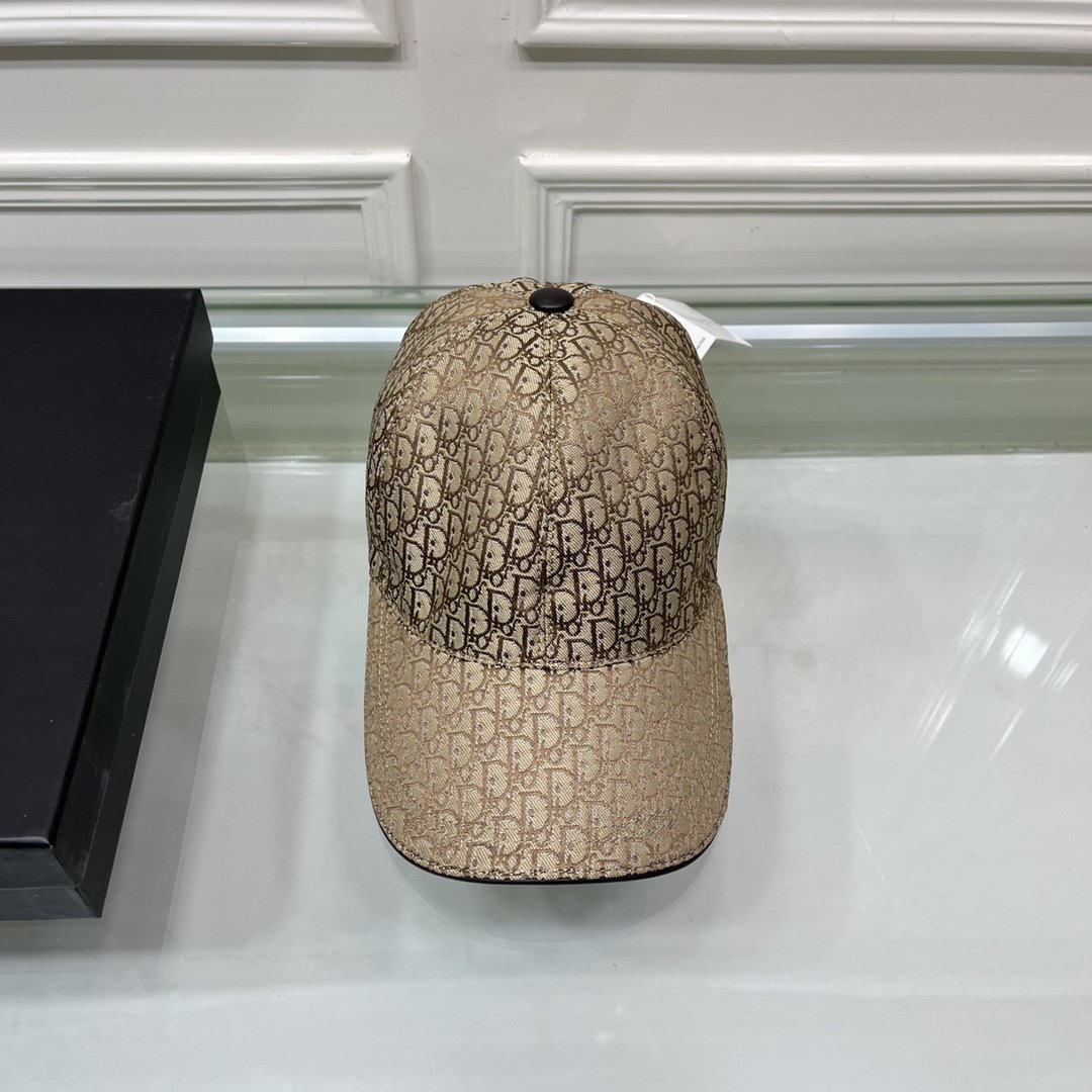 Christian Dior Jack Dior Baseball Cap In Brown - Soul Replicas