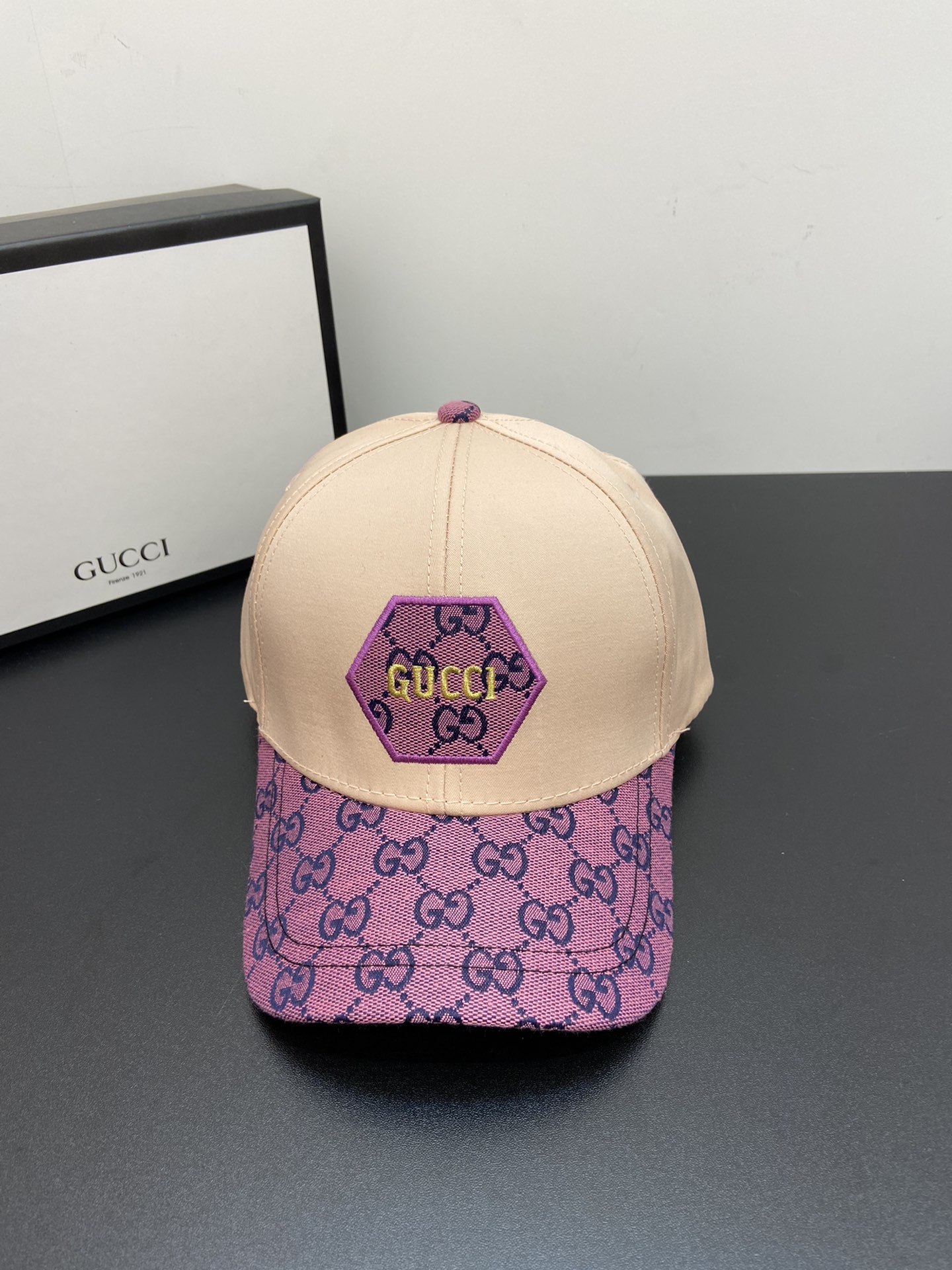 Gucci Baseball Hat Cream Gucci Hat - Soul Replicas