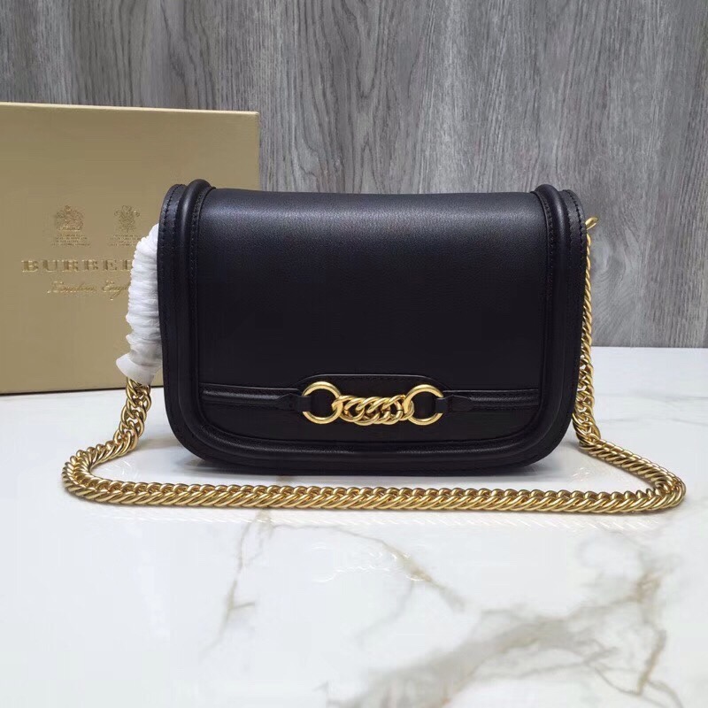 Burberry Smooth LiNike Shoulder Bag Black For Women. Women-s Bags 9.1in/23cm - Soul Replicas