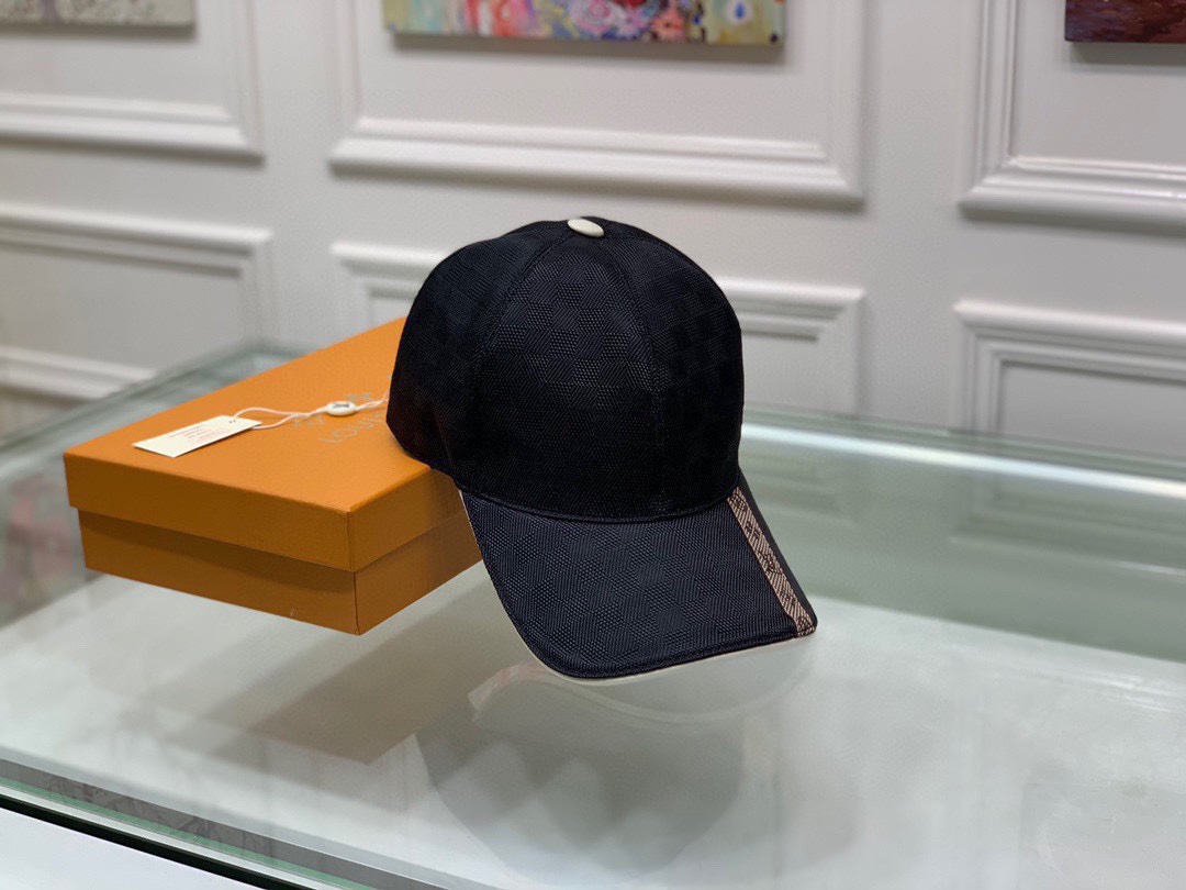 Louis Vuitton LV Get Ready Cap Black LV Cap - Soul Replicas